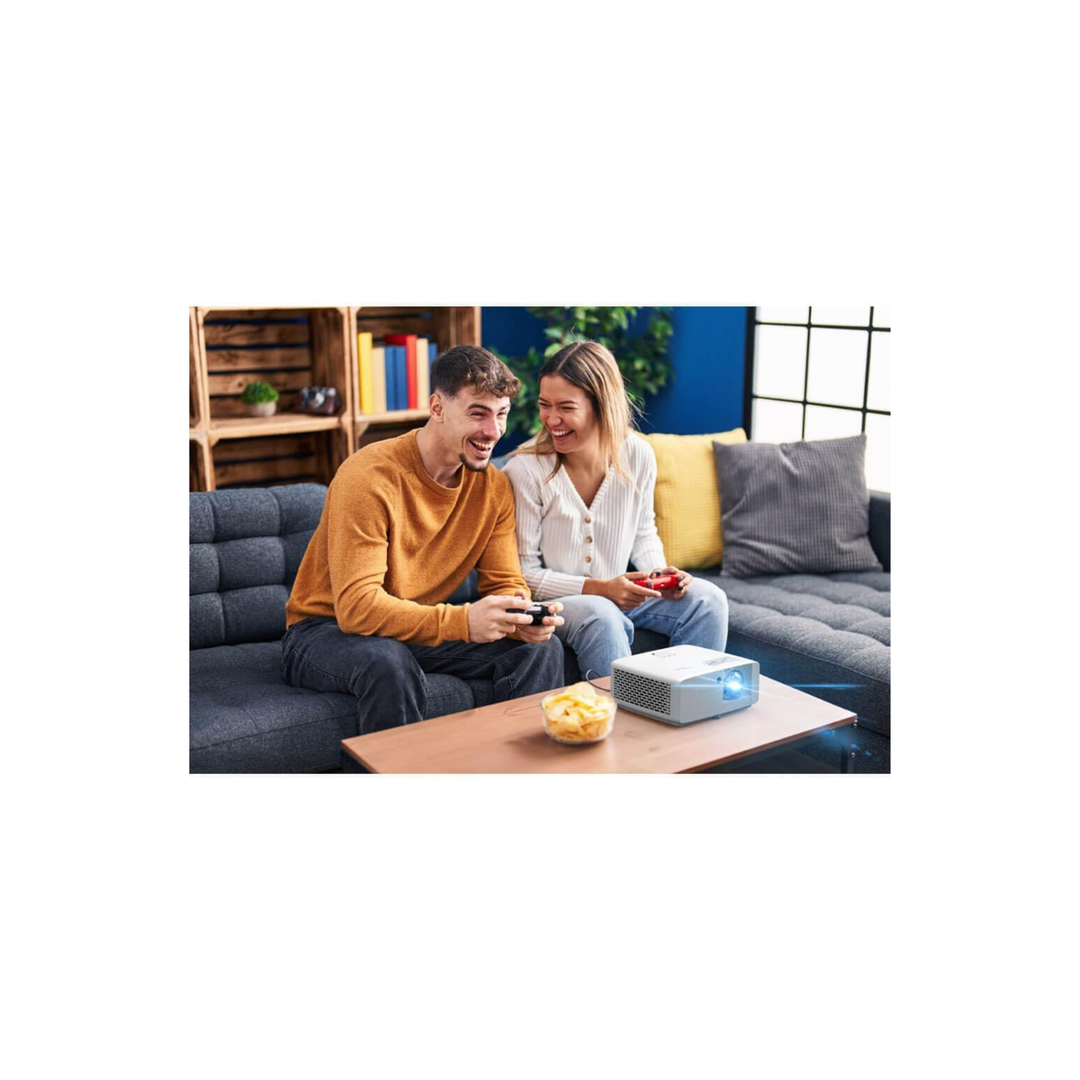Optoma GT2000HDR Compact Short Throw Laser Home Theater and Gaming Projector, 1080p HD with 4K HDR Input, Bright 3,500 Lumens