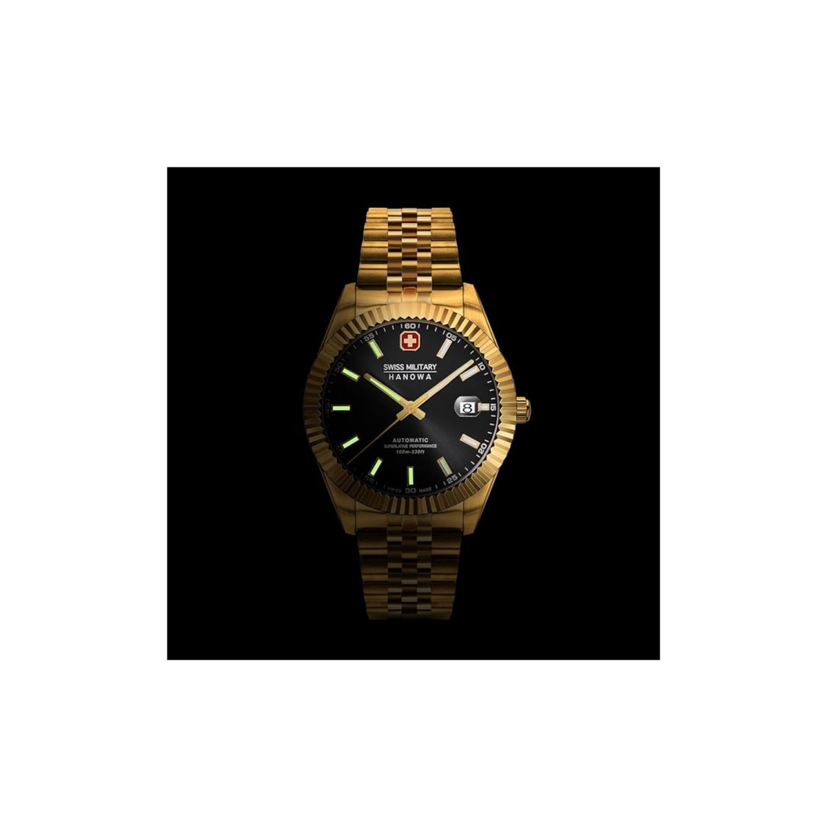 Swiss Military by Chrono Hanowa SMWGL0002110 Men's Analogue Automatic Movement Watch with Stainless Steel Strap