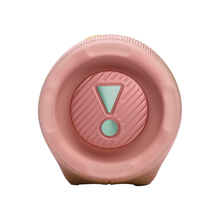 JBL Charge 6 - Portable waterproof and drop-proof Bluetooth speaker with built-in power bank, multi-speaker connection via Auracast, up to 28 hours playtime, fast charging, and powerful sound – Pink.