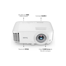 BenQ MS560 SVGA Business Projector, DLP, 4000 Lumens, 20000:1 Contrast, Dual HDMI, VGA, Auto Keystone, White