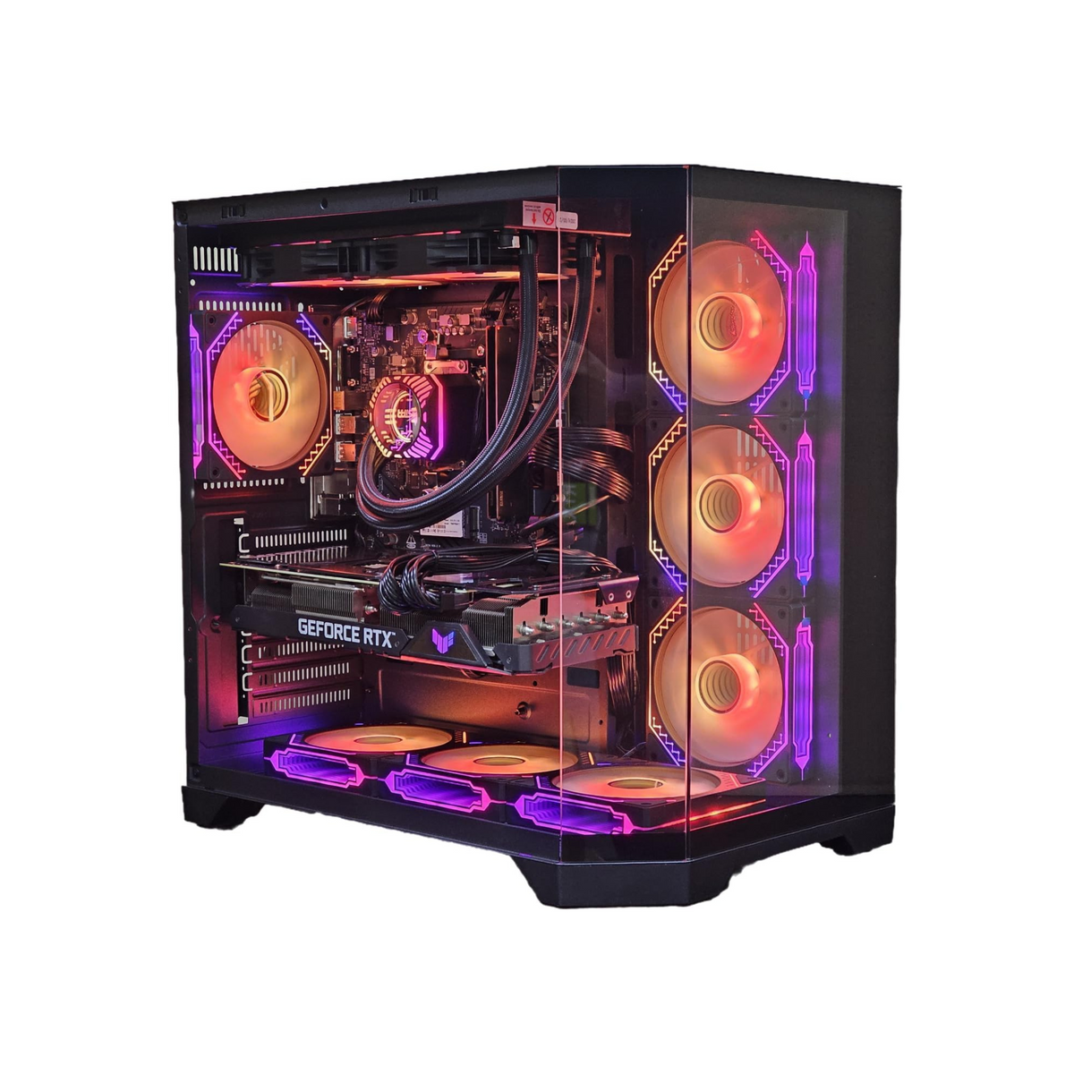 GAMING PC RYZEN 7 5700X, RTX 3080 10 GB GDDR6X, RAM 32GB DDR4 3200MHZ, 1TB NVME, LIQUID COOLER 240MM, WIN 11 PRO Generic