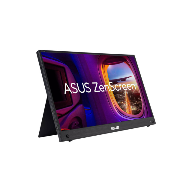 Asus ZenScreen MB16AHG Portable Monitor, 16" FHD IPS Display, 144Hz Refresh Rate, 3ms (GtG) Response Time, AMD FreeSync Premium Technology, 16.7M Display Colors, Black | 90LM08U0-B01170