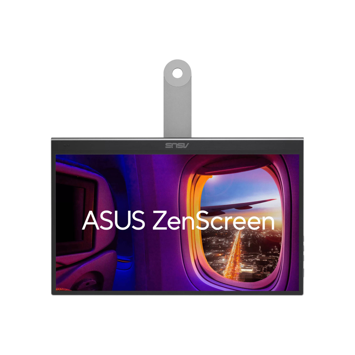 ASUS MQ16AHE ZenScreen OLED Portable Monitor, 16" FHD OLED Display, 60Hz Refresh Rate, 1ms (GTG) Response Time, Flicker-Free, GamePlus, 360° Kickstand, 1073.7M Display Colors, Silver | MQ16AHE