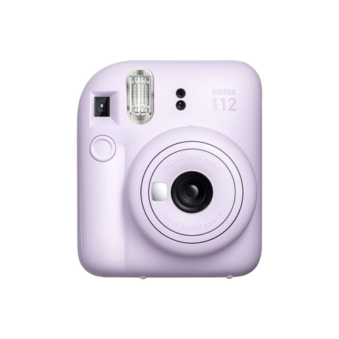 Fujifilm Instax Mini 12 Instant Camera, 60mm Lens, Automatic Exposure, 90 Seconds Developing Time, Automatic Light Adjustment, Automatic Film Ejection, Lilac Purple | 16806286