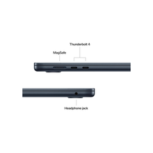 Apple 2025 MacBook Air (15-inch, Apple M4 chip with 10-core CPU and 10-core GPU, 24GB Unified Memory, 512GB) - Midnight;English