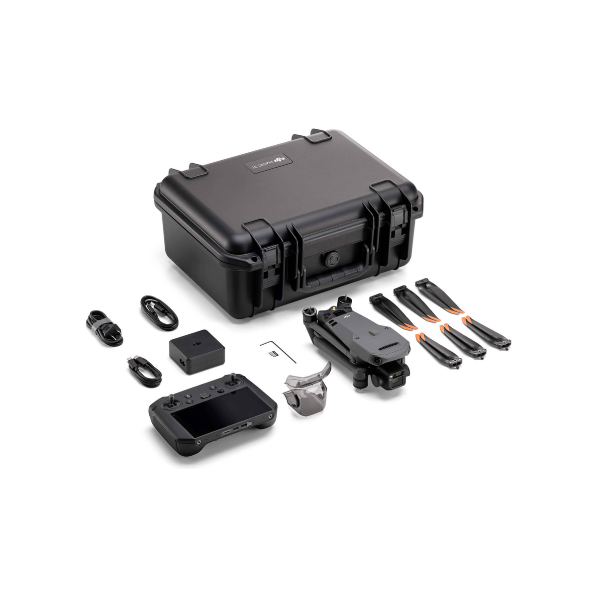 DJI Mavic 3 Enterprise Drone, Compact and Portable, 4/3 CMOS Wide Camera, 56x Hybrid Zoom, 45-min Max Flight Time , DJI O3 Enterprise Transmission, Automatic Return to Home, Gray | Mavic 3E
