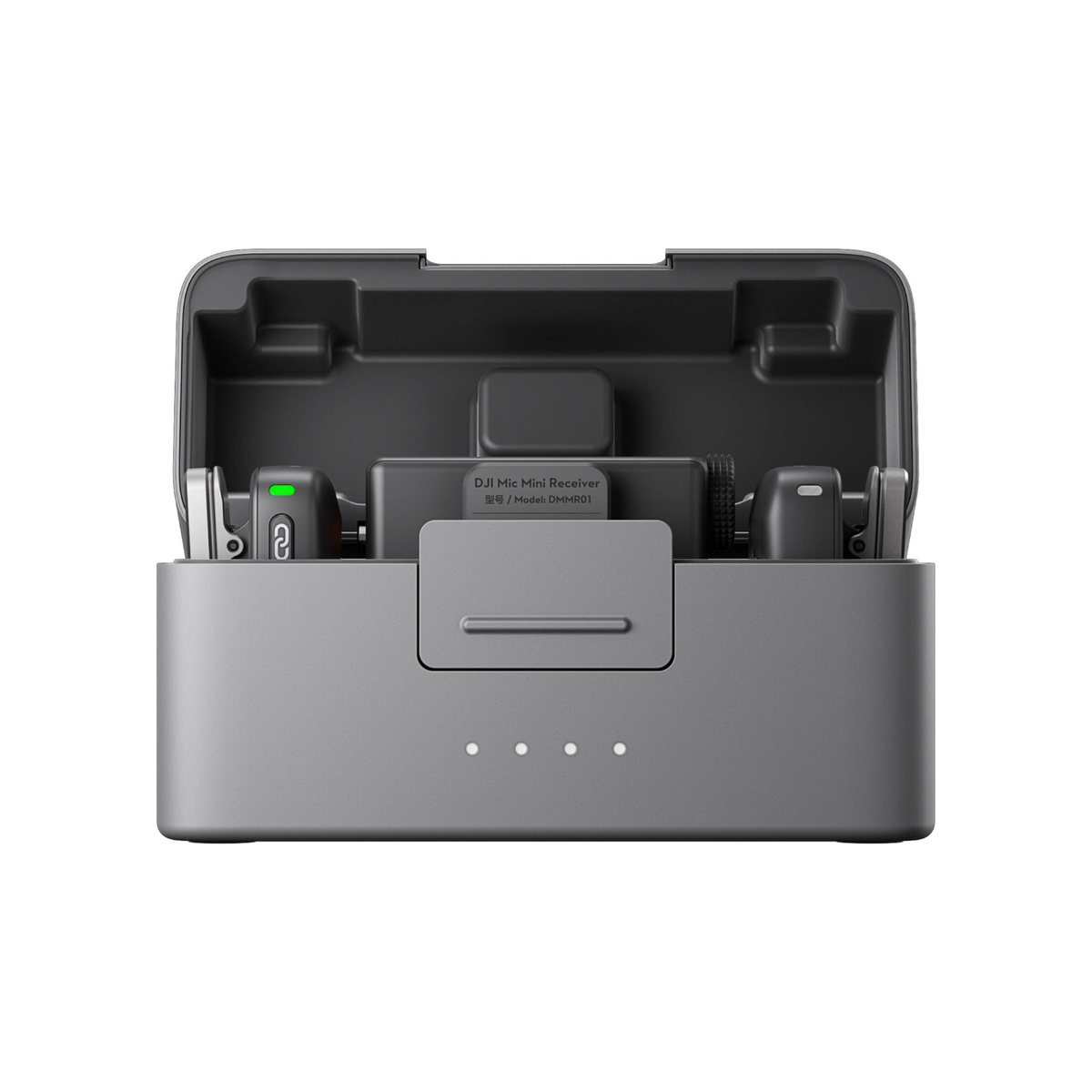 DJI Mic Mini, Omnidirectional, Two-Level Active Noise Cancelling, Bluetooth 5.3, 48-Hour Operation, 400m Transmission Distance, 2x Transmitter, Receiver, Charging Case, Black | MIC-MINI