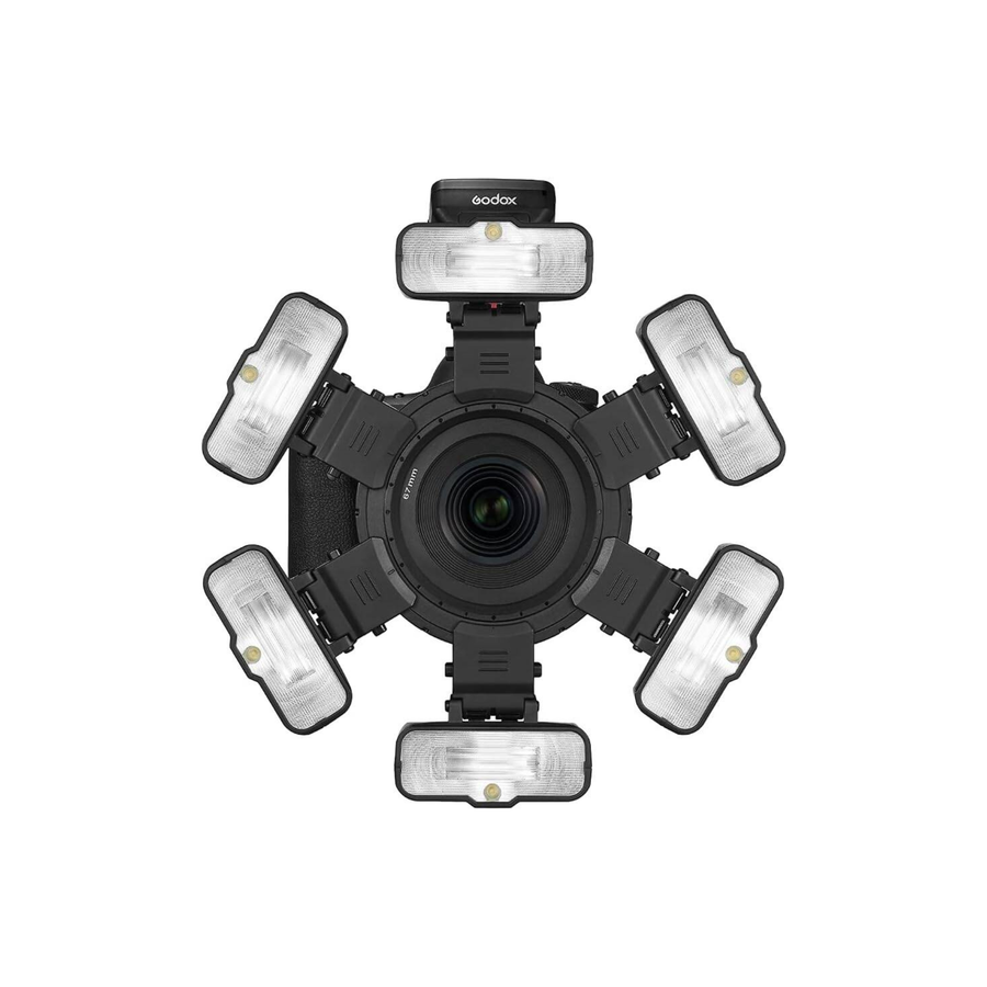 GODOX MF12 Macro Flash 2-Light Kit TTL Wireless Flash System for Close-Up and Macro Photography