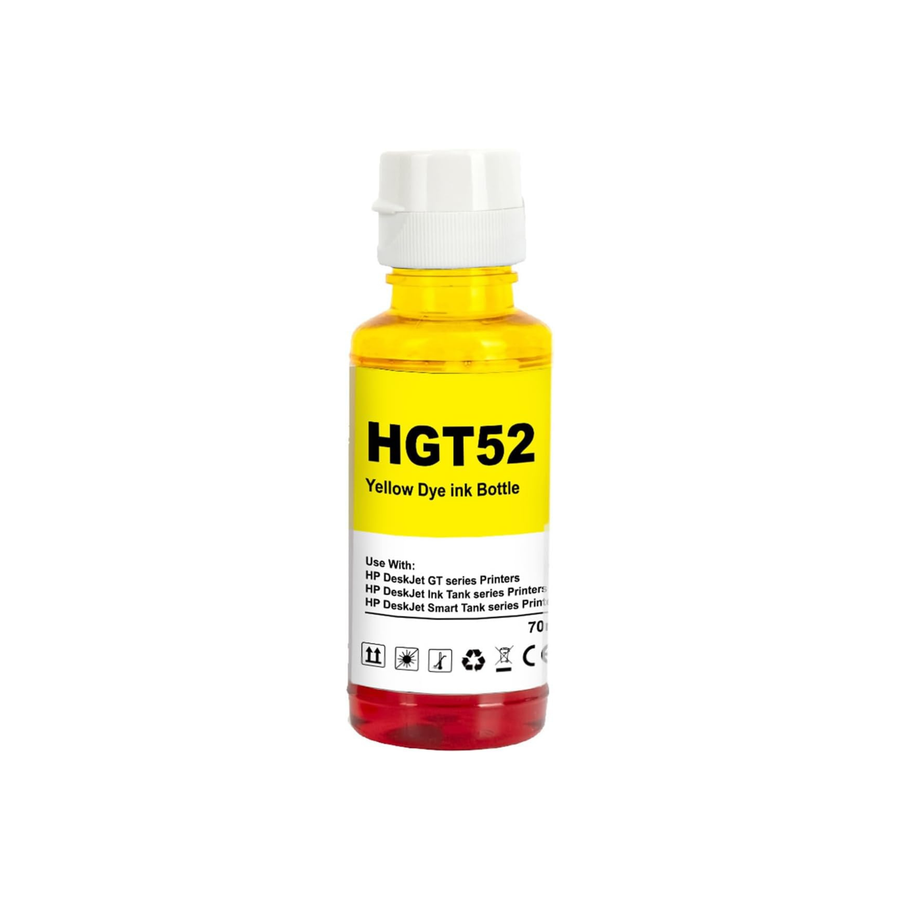 Nexnova® GT53XL 135ml GT52 70ml for HP Printer DeskJet Smart GT Tank (All-Pack of 4)