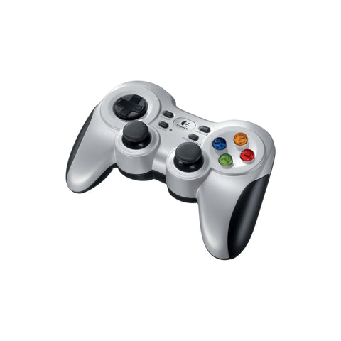 Logitech G F710 Wireless Gamepad, 2.4 Ghz Wireless With Usb Nano-Receiver, Controller Dual Vibration Feedback, 4 Switch D-Pad, Pc/Steam/Windows/Androidtv - Grey/Blue