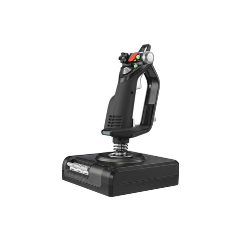 Logitech G Saitek X52 Flight Control System, Controller And Joystick Simulator, Lcd Display, Double Suspension, Illuminated Buttons, 2Xusb, Pc - Black