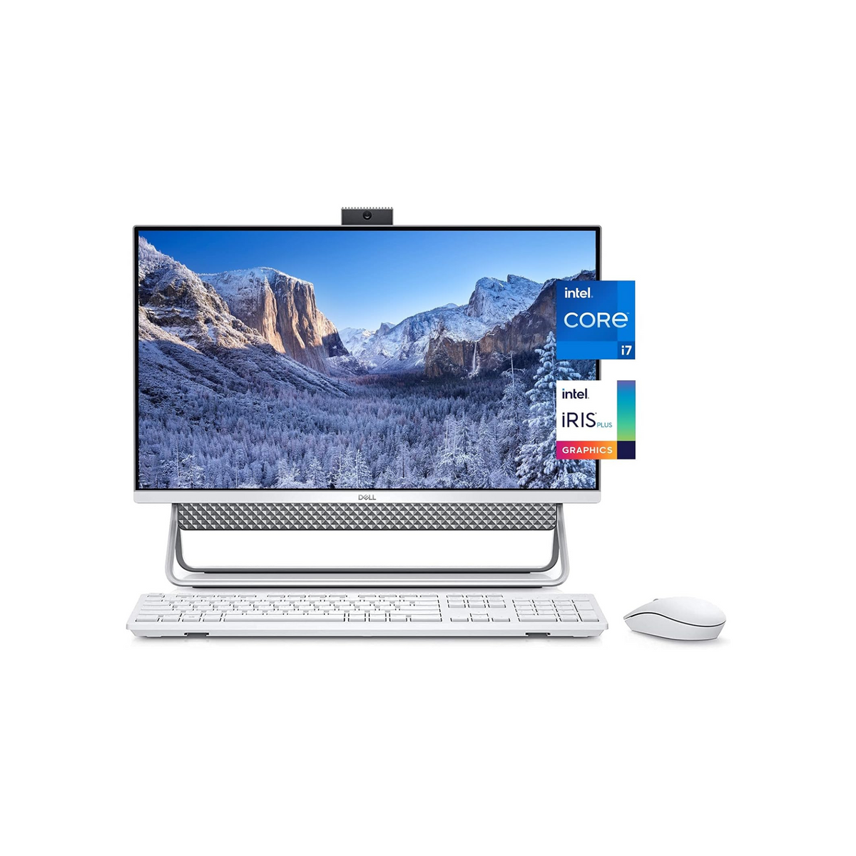 Dell Inspiron 7700 All in One Desktop 27inch FHD IPS Touchscreen, 11th Gen Intel Core i7-1165G7 Processor WiFi, Popup Webcam,Wireless MouseKeyboard, Win 10, Silver (Latest Model), 32GB RAM | 1 TB SSD