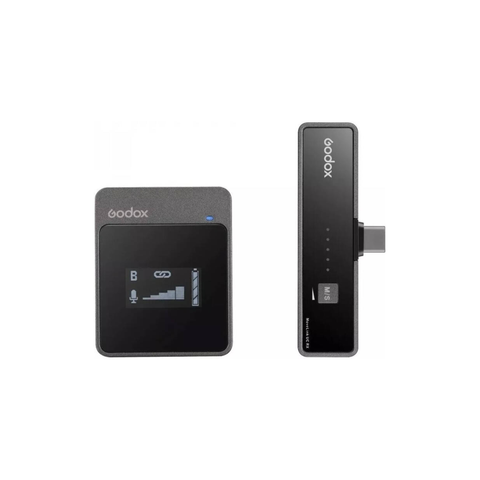 GODOX MoveLink UC1 Compact Digital Wireless Microphone System USB Type-C, 2.4GHz, 50m Range, 6-Hour Battery Life