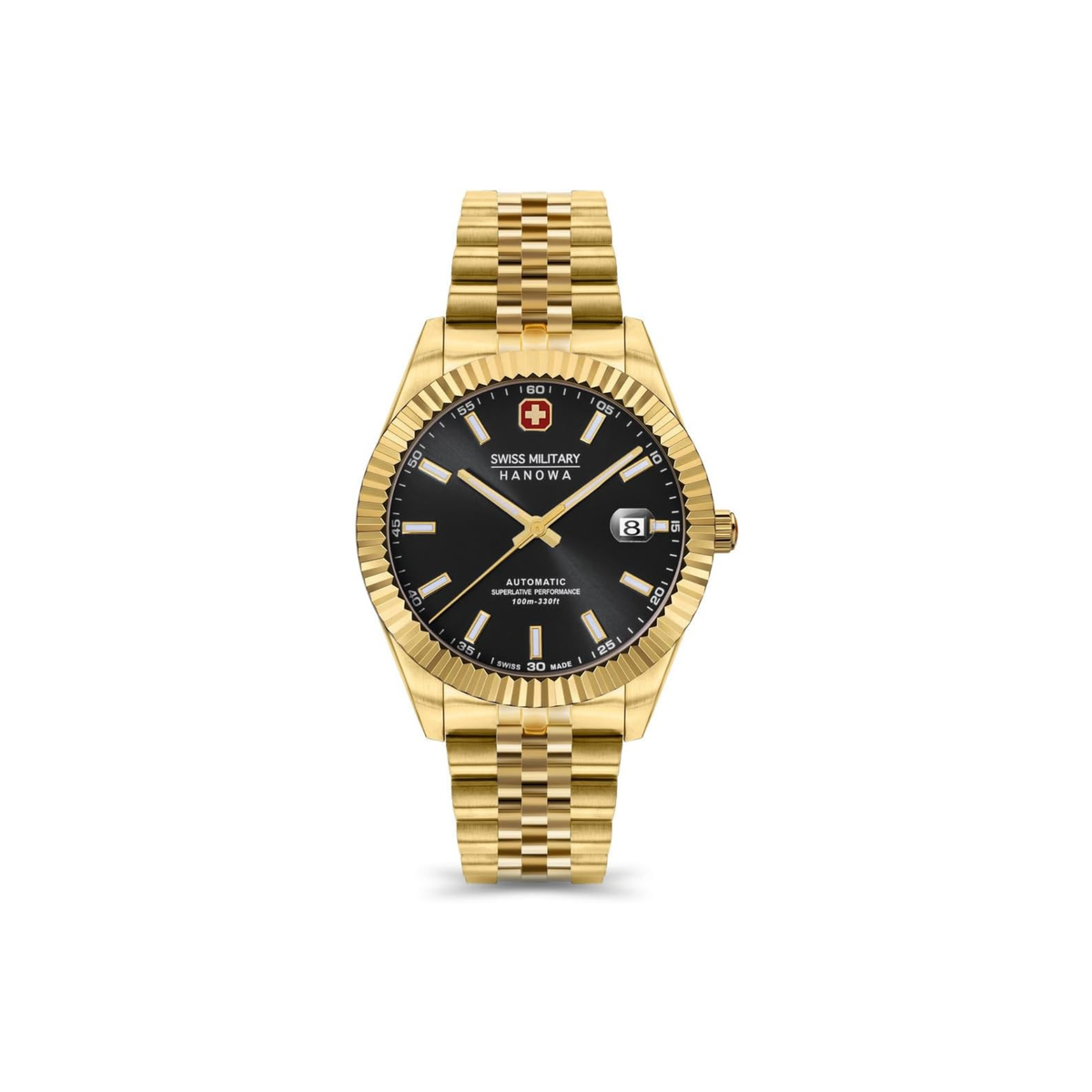 Swiss Military by Chrono Hanowa SMWGL0002110 Men's Analogue Automatic Movement Watch with Stainless Steel Strap