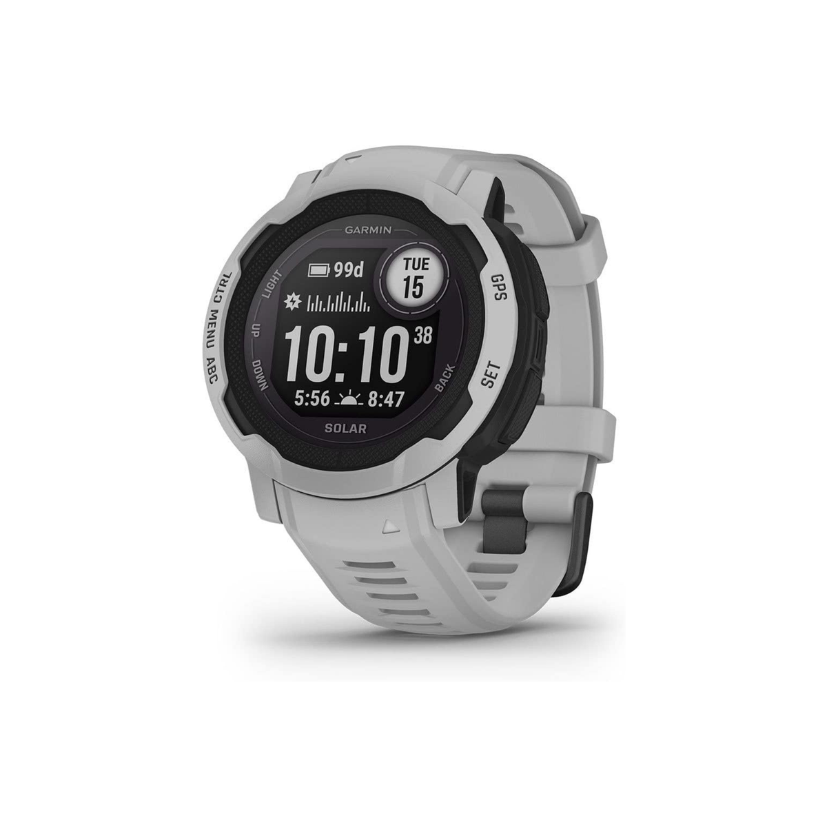 GARMIN Rugged Solar Smartwatch Instinct 2S | 51 Days of Battery Life in Smart Watch Mode | Built-in Sports Apps, Smart Notifications and Multi GNSS Support | ABC Sensors and Health Monitoring