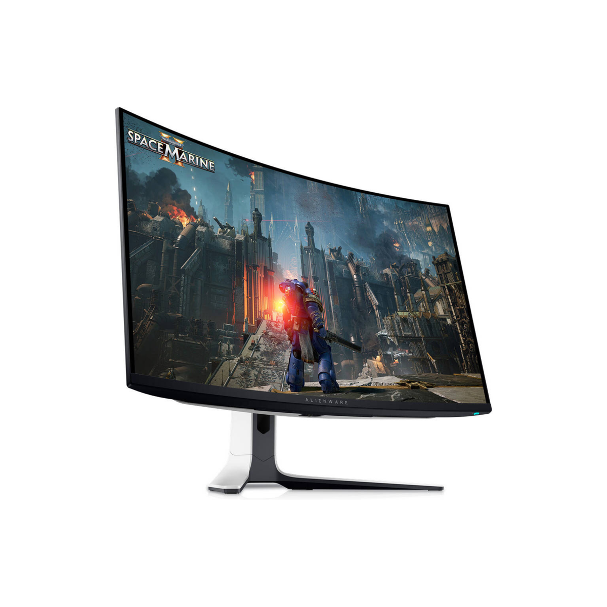 DELL Alienware 32" 4K QD-OLED Curved Gaming Monitor, 4K UHD 3840x2160 @ 240Hz, 0.03ms G-to-G, AdaptiveSync & NVIDIA G-Sync, 1Bn Colors, DCI-P3 99% Dolby Vision, DP 1.4 / HDMI 2.1, USB-C | AW3225QF