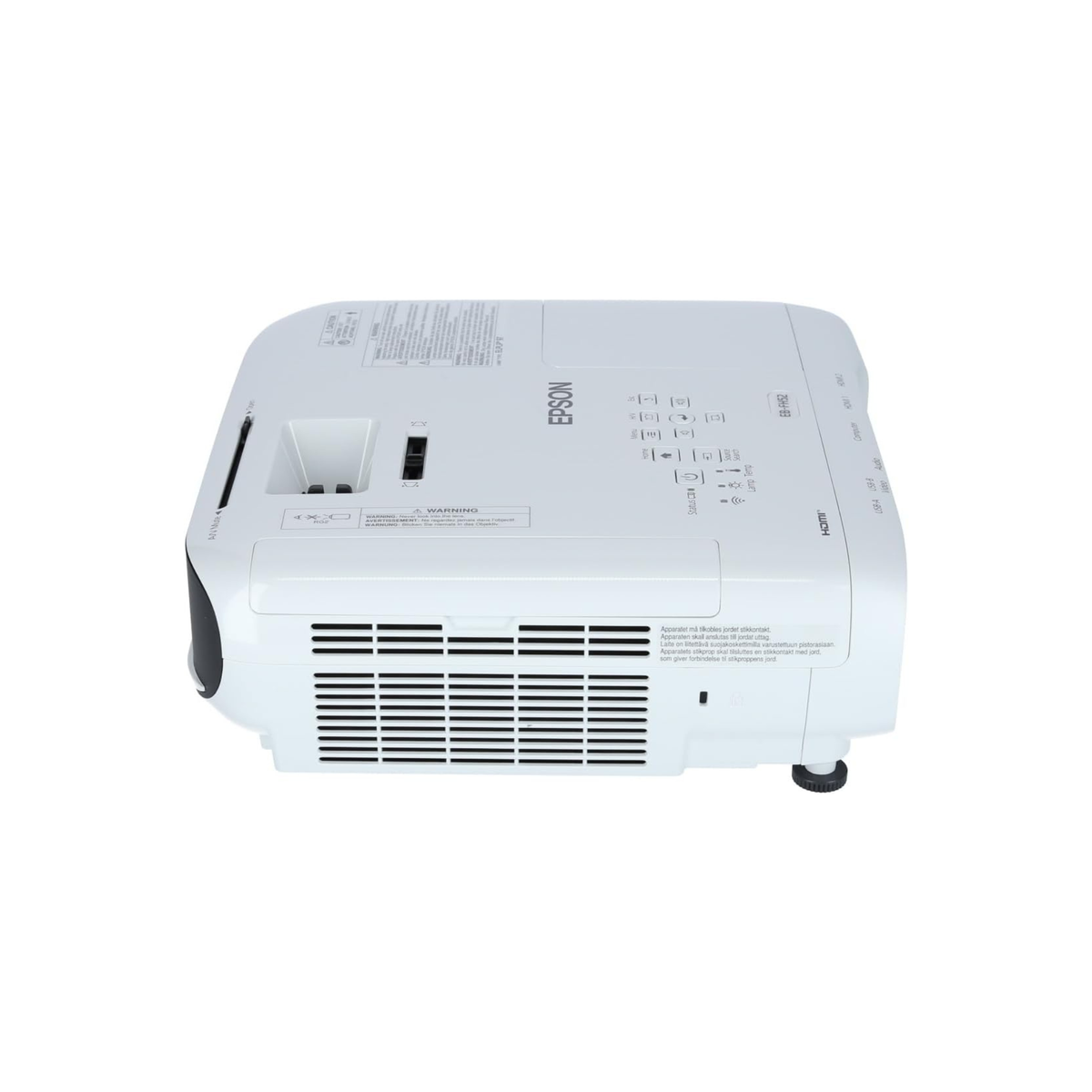 Epson EB-FH52 3LCD 4000 Lumens Full HD Portable Projector White HDMI USB