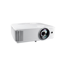 Optoma EH412STx Short Throw 1080p HDR Professional Projector | Super Bright 4,000 Lumens | Business Presentations, Classrooms, and Meeting Rooms | 15,000 Hour Lamp Life | Speaker Built in | Portable