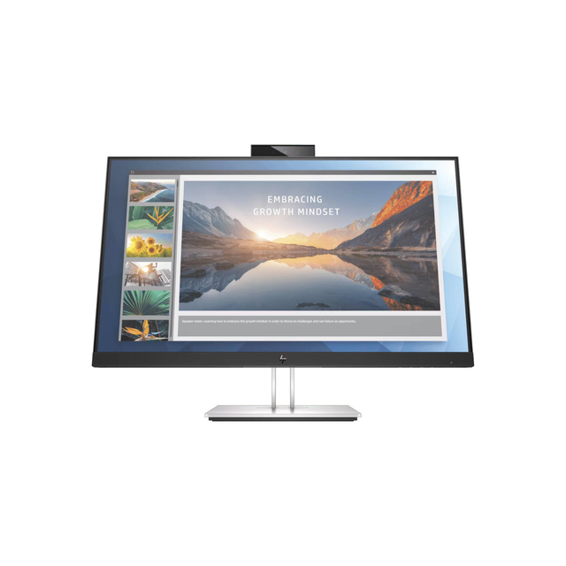 HP E24d G4 USB-C Docking Monitor, 24" FHD IPS Display, 60Hz Refresh Rate, 5ms (GtG) Response Time, Anti-Glare, Height Adjustable, IR Sensor, 100W Passthrough, Black | 6PA50A8#ABA HP