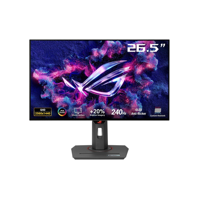 ASUS ROG Strix OLED XG27AQDMG Gaming Monitor, 27" QHD WOLED Display, 240Hz Refresh Rate, 0.03ms (GtG) Response Time, FreeSync Premium & G-SYNC Compatible, Black | 90LM0AH0-B01A70