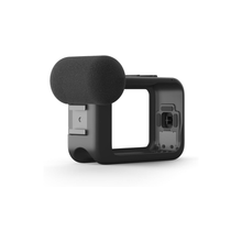 GoPro Media Mod for HERO11, HERO10, HERO9 Black - Removable Windscreen, Vertical Mounting Buckle, Thumb Screw - Official GoPro Accessory
