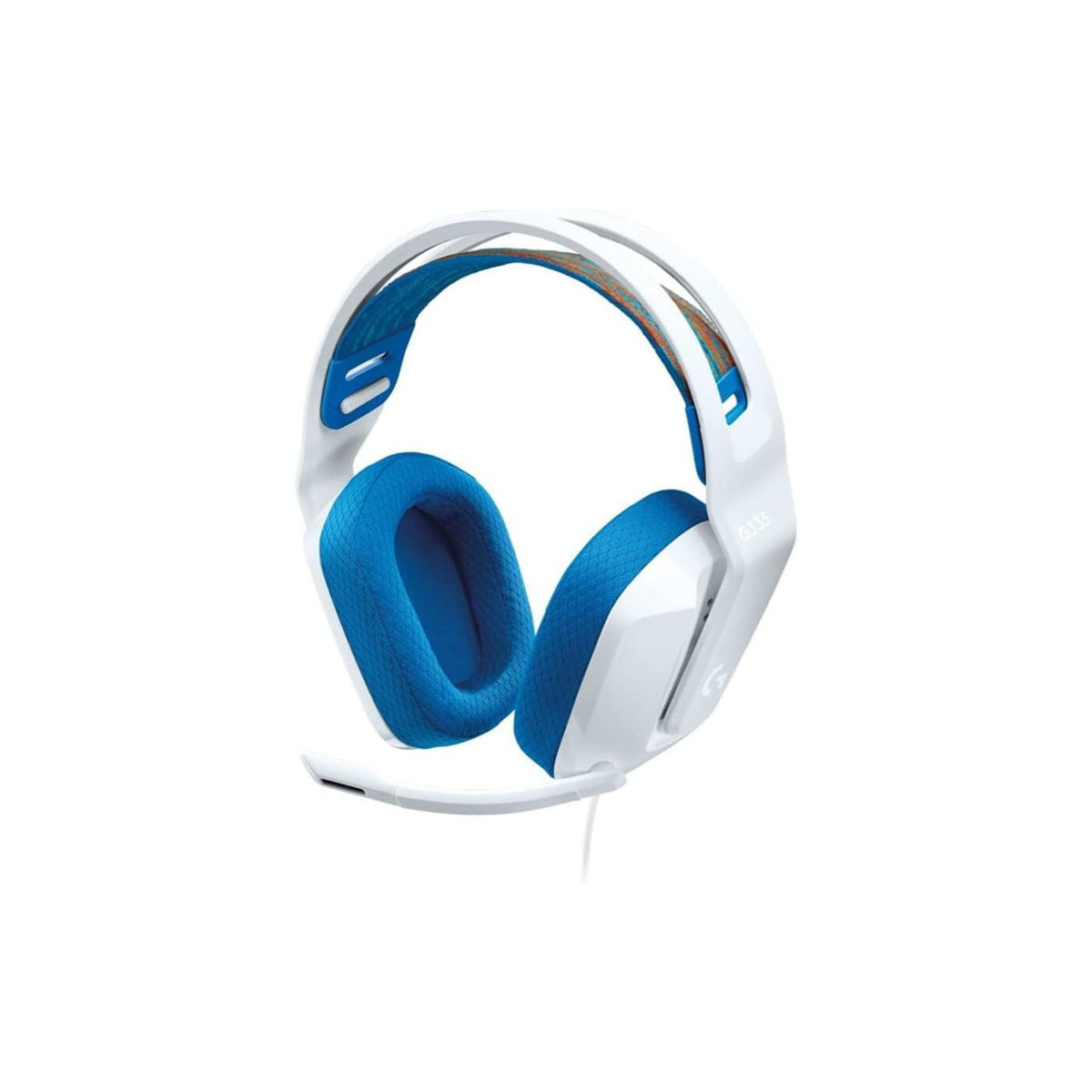 Logitech G335 Wired Gaming Headset, With Microphone, 3.5Mm Audio Jack, Comfortable Memory Foam Earpads, Lightweight, Compatible With Pc, Playstation, Xbox, Nintendo Switch - White