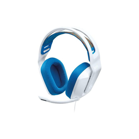 Logitech G335 Wired Gaming Headset, With Microphone, 3.5Mm Audio Jack, Comfortable Memory Foam Earpads, Lightweight, Compatible With Pc, Playstation, Xbox, Nintendo Switch - White
