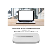 Dpofirs Travel WIFI, 2024 Update Portable 4G LTE Mobile Hotspot with SIM Card Slot, Built in 2100mAh Battery, Support Up to 10 Users Sharing, B1 B3 B5 B7 B8 B40, Dpofirsk53fqyn6ec