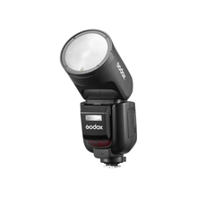 Godox V1 Pro TTL Li-ion Round Head Flash for Nikon High-Speed Sync, Magnetic Modifier Mount, Black