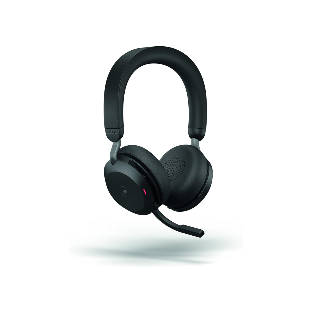 Jabra Evolve2 75 Wireless PC Headset with Charging Dock and 8-Mic Technology - Dual Foam Stereo Headphones with Advanced Active Noise Cancellation