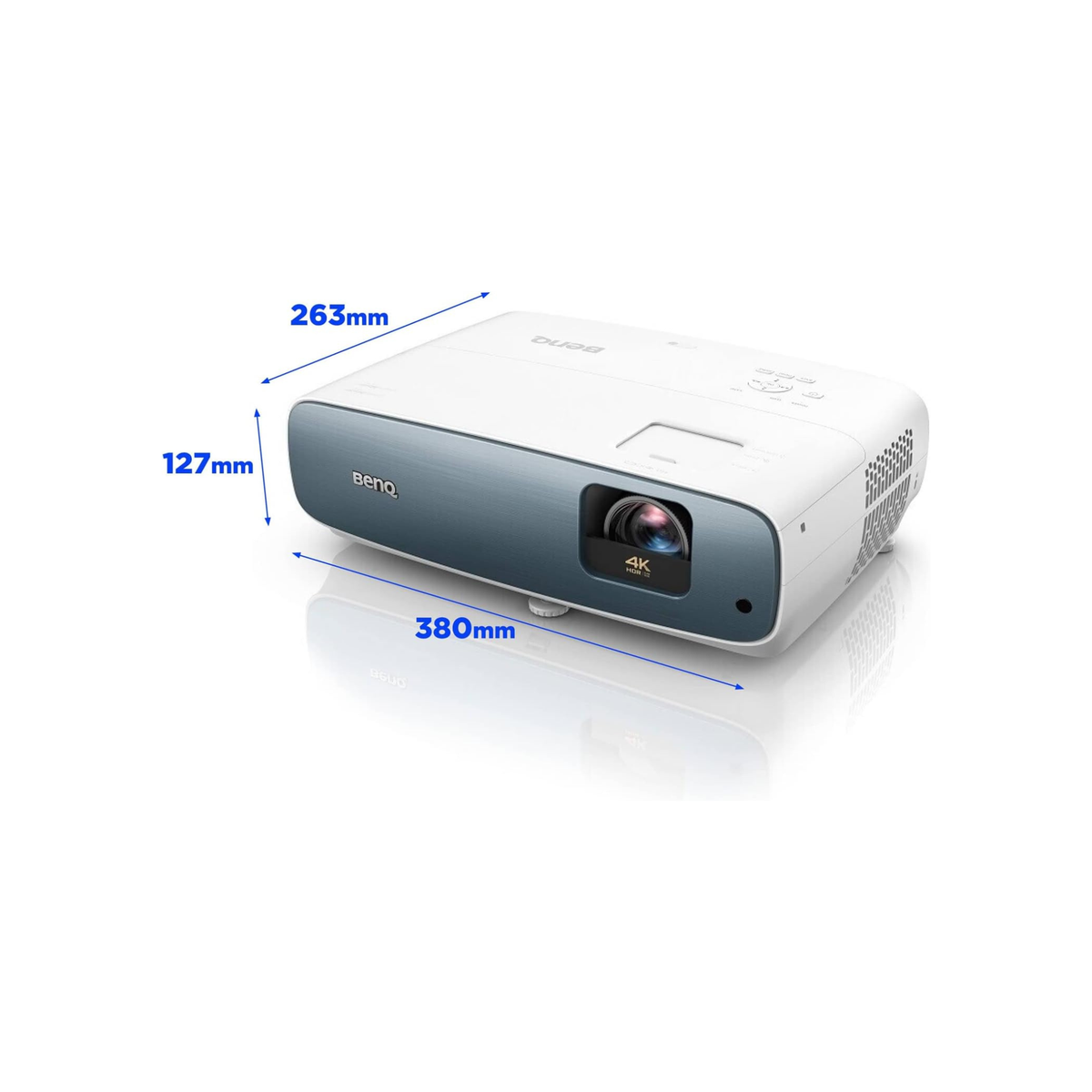 Benq TK850i data projector Standard throw projector 3000 ANSI lumens DLP 2160p (3840x2160) 3D Blue White