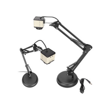 Dpofirs 8MP Document Camera, Auto Focusing Overhead Projector, A3 Size 15fps 3264x2448p, USB2.0 Book Scanner for Teachers, Document Projector for Live Demo Distance Education