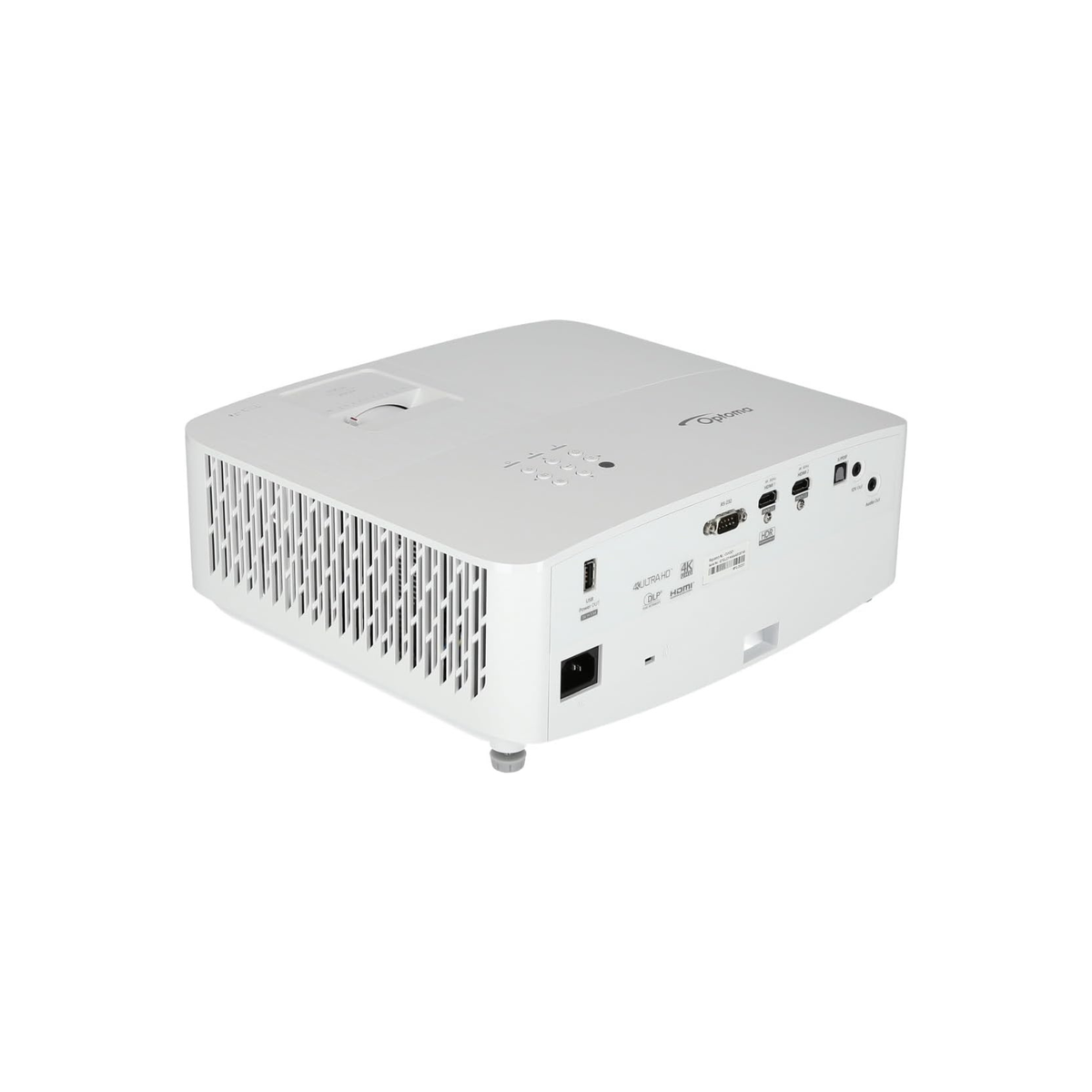 Optoma UHD38x UHD/Home 4000 - Black DLP Projector with DisplayPort, 6375 Lumens, 3840 x 2160 Resolution