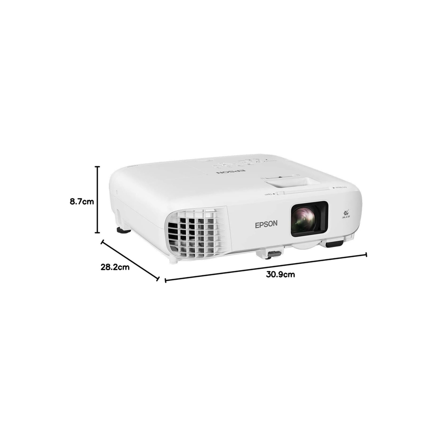 Epson (1024x768) EBE20 3400Lumen 3 LCD VGA HDMI composite video Speaker XGA White