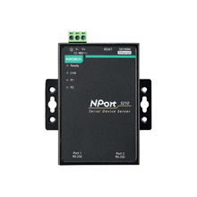 MOXA NPort 5210-2 Ports Device Server, 10/100 Ethernet, RS-232, RJ45 8 Pin- Without- Adapter