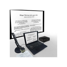 Dpofirs 8MP Document Camera, Auto Focusing Overhead Projector, A3 Size 15fps 3264x2448p, USB2.0 Book Scanner for Teachers, Document Projector for Live Demo Distance Education