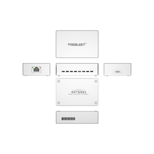 TREBLEET USB4 10GbE Ethernet Adapter, Compatible with Thunderbolt 4 and Thunderbolt 5, Built-in Silent Cooling Fan, 10GB high-Speed Network Connection Supports NAS, Windows, and Mac