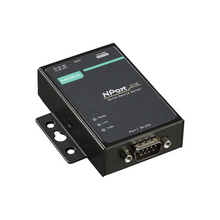 MOXA NPort 5110-1 Port Serial Device Server, 10/100 Ethernet, RS232, DB9 Male