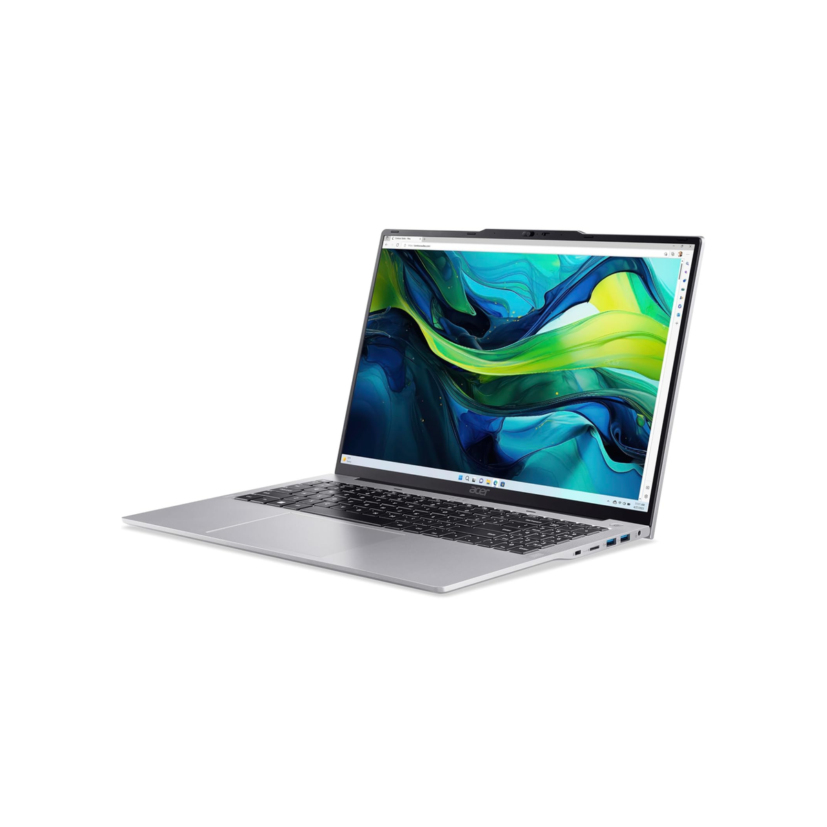 Acer Aspire Lite AL16 Laptop 13th Gen Intel Core i5-1334U 10 Cores Upto 4.6GHz/16GB DDR5 RAM/512GB SSD Storage/Intel Iris XE Graphics/16" WUXGA IPS SlimBezel/Win 11 Home/WiFi-6/Silver