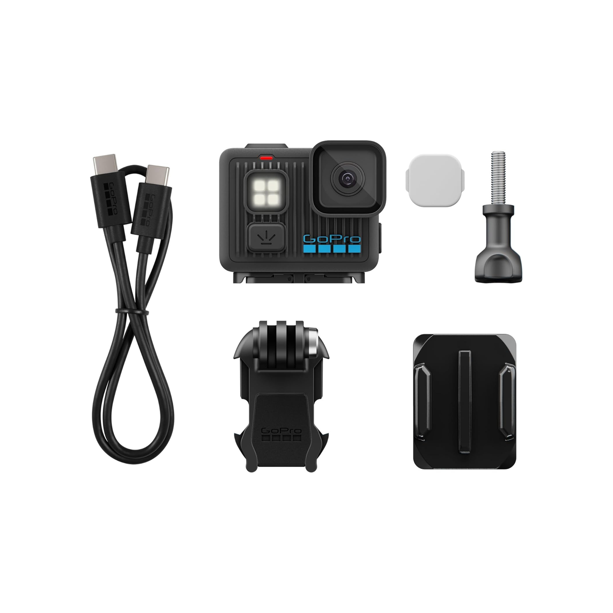 GoPro LIT Hero - Lightweight, Compact, Waterproof Action Camera with Built-in Light, 4K60 Ultra HD Video, 12MP Photo, Touch Screen, HyperSmooth Stabilization