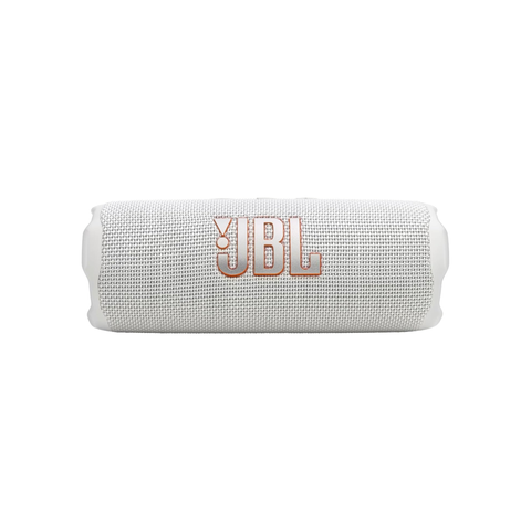 JBL Flip 7 - JBL Pro Sound with AI Sound Boost, up to 16 hours of playtime, multi-speaker connection via Auracast, and waterproof, dustproof, drop-proof design for all adventures – White.