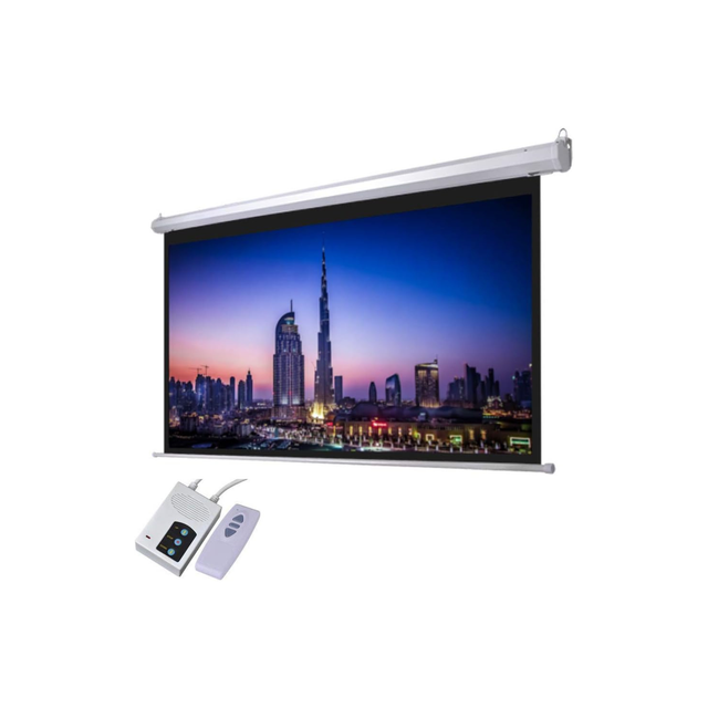 iView Electrical Projector Screen with Remote Control (150in/300x225cm)