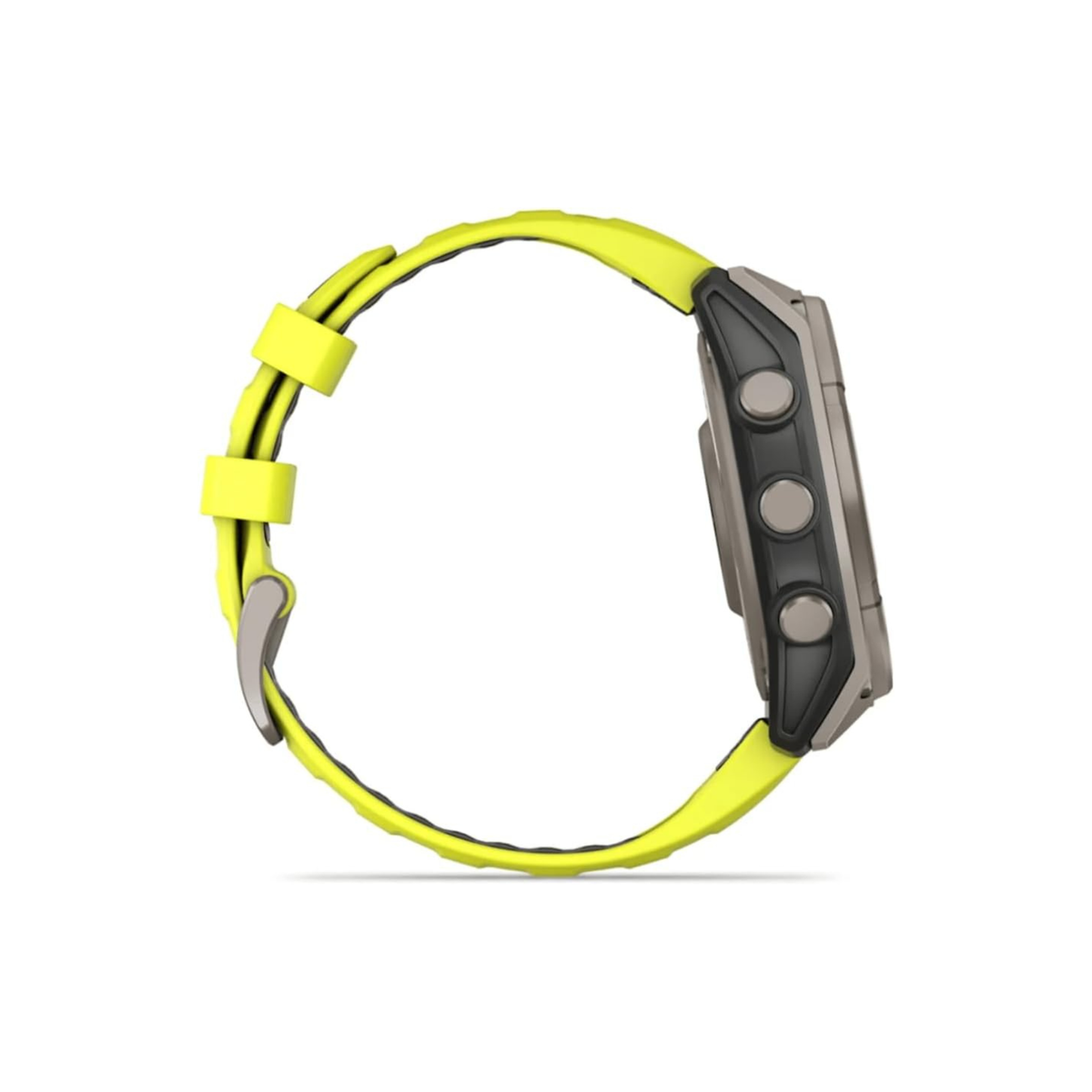 GARMIN FENIX 8-47 MM, SOLAR, SAPPHIRE TITANIUM WITH AMPYELLOW/GRAPHITE SILICONE BAND