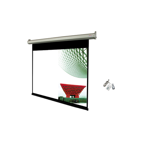 iView Electrical Projector Screen with Remote 200 x 153 sms - 100 inch Diagonal