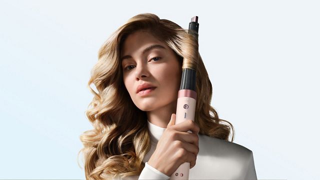 Dyson Airwrap Co-anda2x Multi-Styler and Dryer Straight+Wavy (Ceramic Pink - International Version) - Open Box (100% Fully Working)