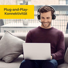 Jabra Evolve2 65 Wireless PC Headset - Noise Cancelling UC Certified Stereo Headphones With Long-Lasting Battery - USB-A Bluetooth Adapter - Black