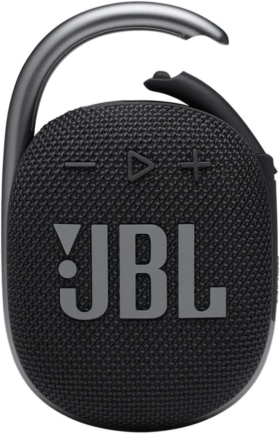 JBL Clip 5 Waterproof Bluetooth Speaker – Ultra-Portable, 12H Playtime, AURACAST (Multi-Speaker Connectivity), JBLCLIP5BLK, Black