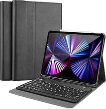 ProCase for iPad Pro 11 Keyboard Case 2022 2021 2020 2018, Slim Shell Lightweight Cover with Magnetically Detachable Wireless Keyboard for iPad Pro 11 Inch 4th 3rd 2nd 1st Gen -Black