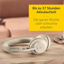 Jabra Evolve2 65 Wireless PC Headset with Charging Stand – Noise Cancelling UC Certified Stereo Headphones With Long-Lasting Battery – USB-A Bluetooth Adapter – Black