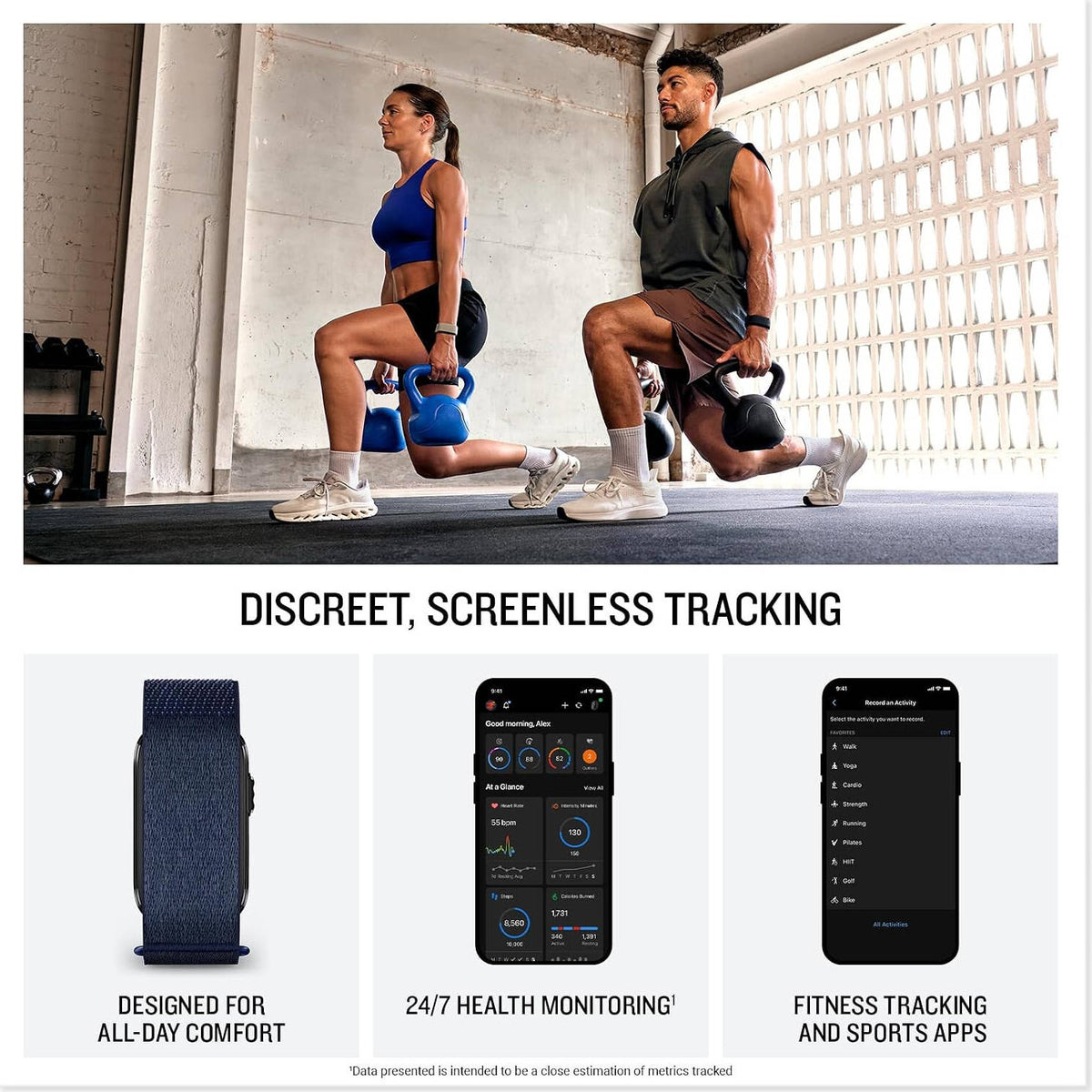 Garmin CIRQA Smart Band Health & Fitness Tracker